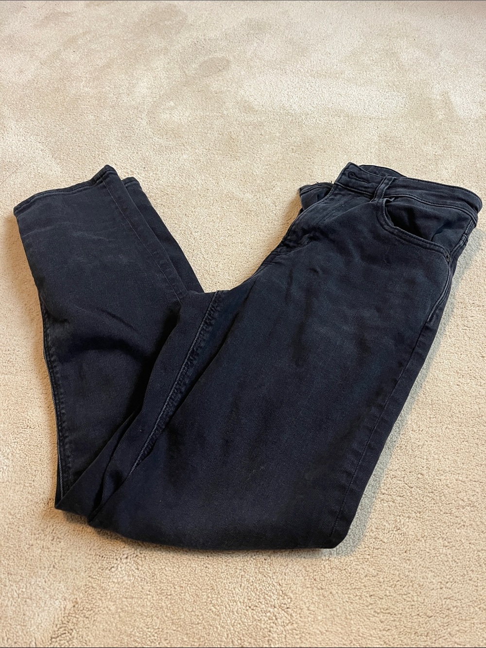 American Eagle Black Mom Jeans — size 2